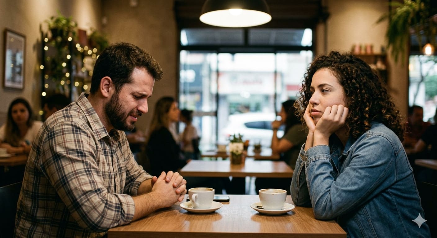 encontro com uma mulher