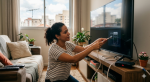 O que fazer quando a TV não está pegando os canais? antes1