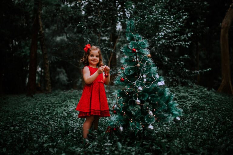 escolher vestido infantil para o Natal